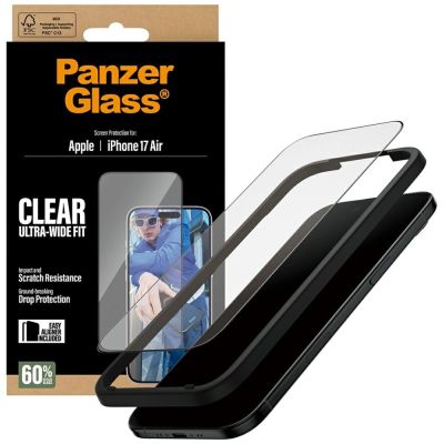 4. Szkło hartowane PanzerGlass Ultra-Wide Fit EasyAligner na iPhone Air