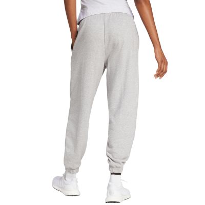 3. Spodnie damskie adidas Essentials Linear French Terry Cuffed jasnoszare JC5953