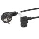Kabel Lanberg CA-C13C-12CC-0018-BK (C13 / IEC C13 / IEC 320 C13 F - Schuko M; 1,8m; kolor czarny)
