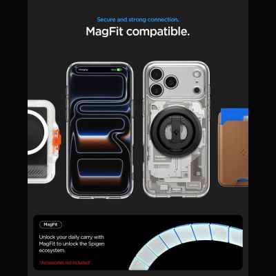 9. Etui Spigen Ultra Hybrid MagSafe Zero One na iPhone 18 Pro Max / 17 Pro Max - tytanowe