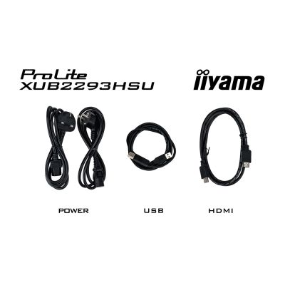 10. Iiyama Display 22 XUB2293HSU-B7 IPS - Płaski Ekran - 54.6 cm