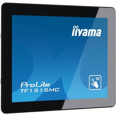 2. iiyama TF1515MC-B2 monitor komputerowy 38,1 cm (15") 1024 x 768 px XGA LED Ekran dotykowy Czarny