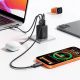 12. Ładowarka sieciowa Joyroom JR-TO1 GaN 45 USB-C Lightning USB-A - czarna