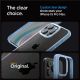 5. Etui Spigen Crystal Hybrid na iPhone 15 Pro Max - przezroczysto-niebieskie