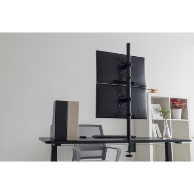 2. Uchwyt biurkowy pionowy 2xLCD max. 32" 8kg
