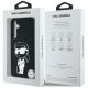 8. Etui Karl Lagerfeld Silicone Graffiti Ikonik Printed Logo MagSafe Samsung Galaxy S25 czarny