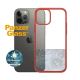 5. Etui PanzerGlass Mandarin Clear Case na iPhone 12 / 12 Pro- przezroczysto-czerwone