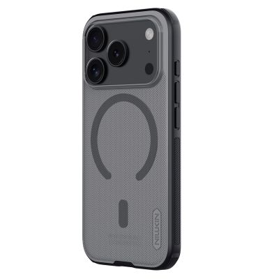 2. Etui Nillkin Super Frosted Shield Pro kompatybilne z MagSafe na iPhone 17 Pro - przezroczyste czarne