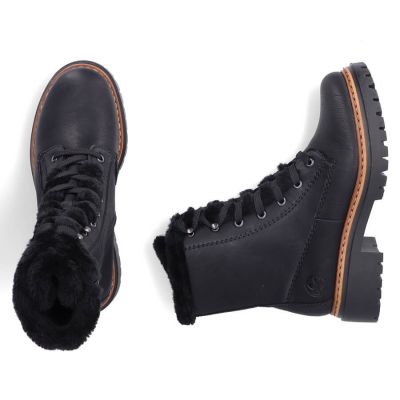24. Buty z futerkiem Rieker W 72625-00 RKR714