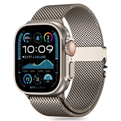 Pasek Tech-Protect Milano na Apple Watch 6 / 7 / 8 / 9 / 10 / SE / Ultra 1 / 2 (44 / 45 / 46 / 49 MM) - tytanowy