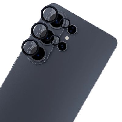 16. Szkło hybrydowe 3mk Lens Protection Pro Black do obiektywu aparatu na Samsung Galaxy S26 Ultra