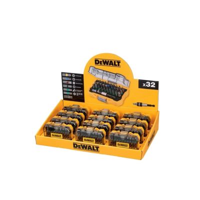 DEWALT ZESTAW KOŃCÓWEK(opak) 32cz. /EKSPOZYTOR 12op.