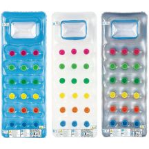 MATERAC PLAŻOWY FASHION 190x70CM 27131  NIEBIESKI