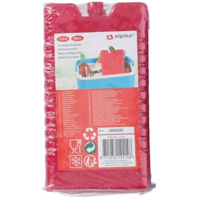 3. WKŁAD DO LODÓWKI 4X220ML CZERWONY