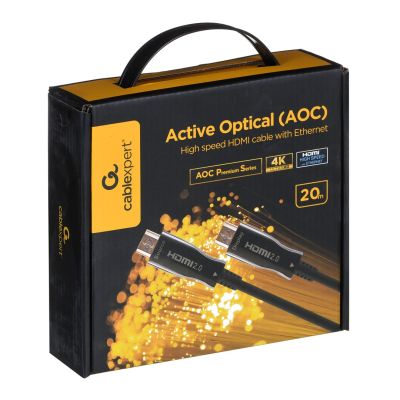 3. GEMBIRD AKTYWNY KABEL OPTYCZNY (AOC) HIGH SPEED HDMI Z ETHERNETEM SERIA PREMIUM, 20M