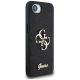 4. Etui Guess Fixed Glitter Big 4G na iPhone 16e - czarne