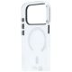 7. Etui BMW M IML Frosted Metal Logo & Trims MagSafe na iPhone 18 Pro / 17 Pro - przezroczyste