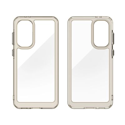 2. Etui Outer Space Case do Samsung Galaxy A36 pokrowiec z elastyczną ramką  - półprzezroczyste, czarne