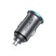 4. Ładowarka samochodowa Acefast B15 65W USB-A + USB-C - szara