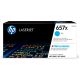 33. LASERJET TONER CRTG/657X HIGH YIELD CYAN