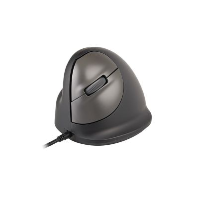 23. R Go Tools R-Go Pele HE ergonomisch links USB mittel juodas/silb retail