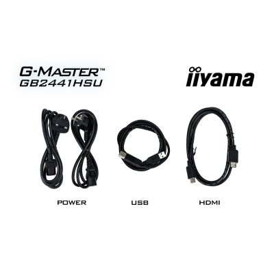 36. MONITOR IIYAMA LED IPS 23,8" GB2441HSU-B1 Black Hawk 144Hz