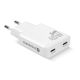 2. EVERACTIVE ŁADOWARKA SIECIOWA GAN SUPER SLIM 2X USB-C PD 45W BIAŁA SC-465Q