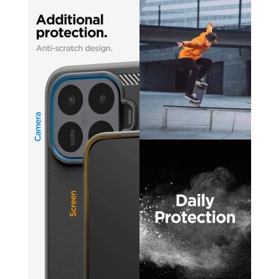 8. Etui Spigen Rugged Armor na Xiaomi 17T - czarne matowe