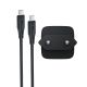8. Ładowarka sieciowa Acefast A118 30W GaN USB-C z kablem USB-C - USB-C 1.2m - czarna