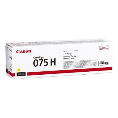 9. Canon 075 H kaseta z tonerem 1 szt. Oryginalny Żółty