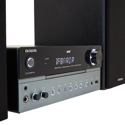 12. AIWA wieża MSBTU-700DAB 2x25W czarna