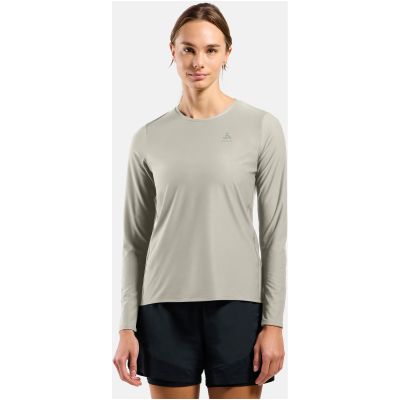 5. Koszulka z długim rękawem damska Odlo ZEROWEIGHT CHILL-TEC T-shirt crew neck l/s szara