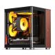 6. Obudowa PC Jonsbo TK-0, Mini-Tower, Mini-ITX, Tempered Glass, Holz - schwarz