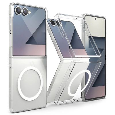 Etui Ringke Slim Magnetic MagSafe na Samsung Galaxy Z Flip 7 - przezroczyste