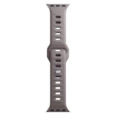 10. Pasek 3mk Silicone Watch Strap na Apple Watch 38/40/41 mm - ciemnoszary
