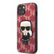 2. Etui Karl Lagerfeld Monogram Ikonik Patch na iPhone 13 mini - czerwone