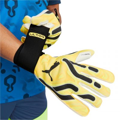 6. Rękawice bramkarskie Puma Ultra Ultimate Hybrid Sun 41858 04