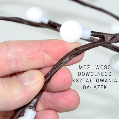 5. DRZEWKO DEKORACYJNE 144LED 150CM BROWN