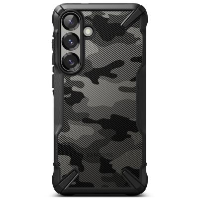 3. Etui Ringke Fusion X na Samsung Galaxy S25+ - czarny camo