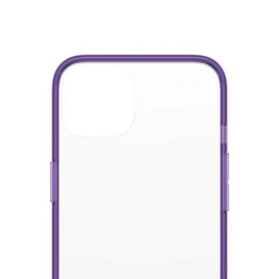 3. Etui PanzerGlass ClearCase antybakteryjne z certyfikatem Military Grade na iPhone 13 / 14 / 15 - przezroczysto-fioletowe