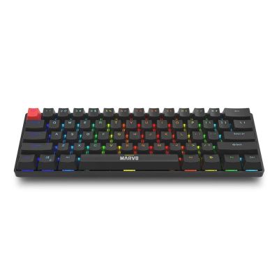 2. Marvo Scorpion KG933G Saber 61 Wired Mechanical RGB 60% UK Layout Gaming Keyboard (Black) klawiatura QWERTY Czarny