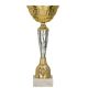 2. Puchar metalowy złoto-srebrny