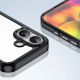 6. Etui Outer Space na iPhone 17 - czarne przezroczyste