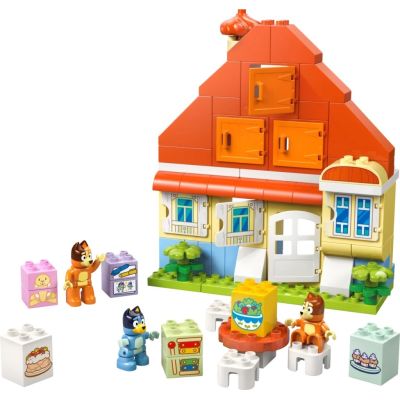 9. LEGO DUPLO Bluey 10459 Dom rodzinny Blue z grą pamięciową