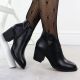 7. Botki damskie na słupku czarne Jezzi ASA250-11