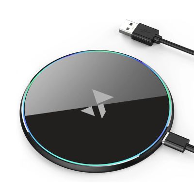 4. Ładowarka indukcyjna Wozinsky WLI-01Y 15W Qi z kablem USB-C - czarny