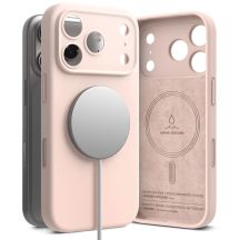 Etui Ringke Silicone MagSafe na iPhone 18 Pro / 17 Pro - różowe