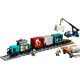 3. LEGO City 60509 - Portowy pociąg towarowy, dźwig i ciężarówka