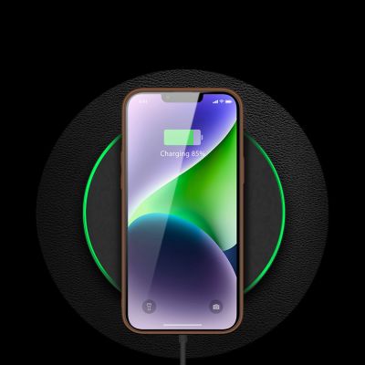 12. Dux Ducis Yolo etui iPhone 14 Plus elegancki pokrowiec ze skóry ekologicznej brązowy