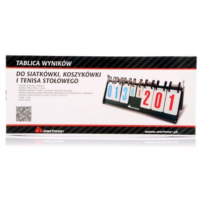 2. Tablica wyników do siatkówki, koszykówki i tenisa stołowego Meteor 16001